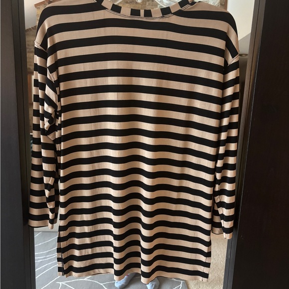 Vintage The Limited 1990s Black Tan Long Sleeve Top - Picture 3 of 13